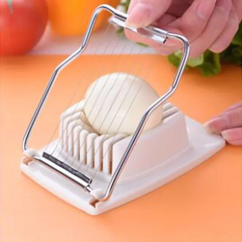 Egg Slicer & Fruit Cutter – Stainless Steel Kitchen Tool Egg Slicer Tool Babs