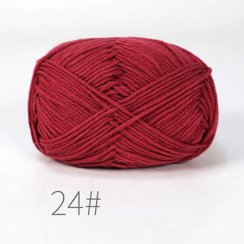 10 Balls 500g Soft Milk Cotton Yarn for Knitting & Crochet