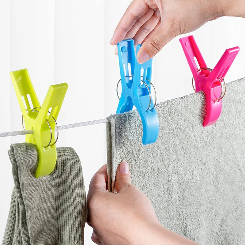 Beach Towel Clamps – Plastic Chair & Hammock Clips (4 Pack) Beach Towel Clips Babs