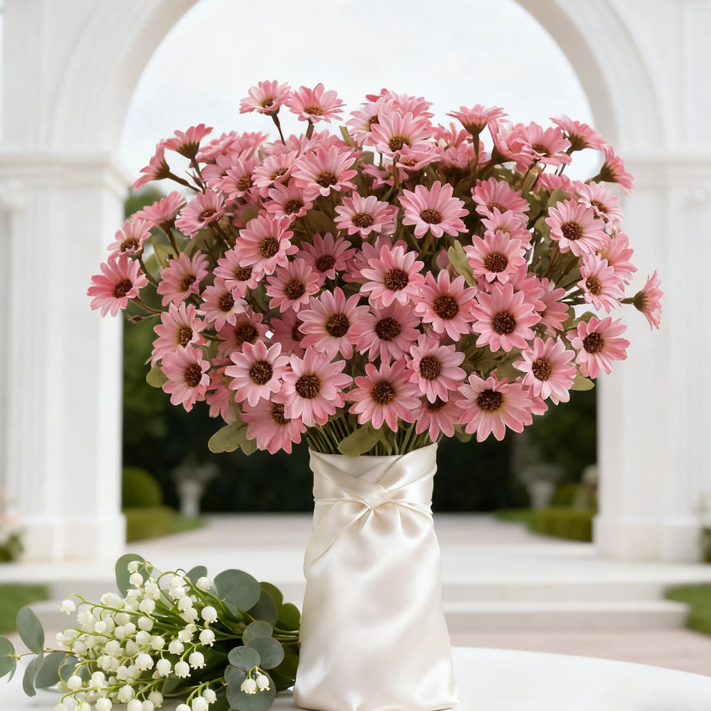 Silk Daisy Artificial Flowers for Wedding, Home & Garden Décor Artificial Silk Flowers Babs