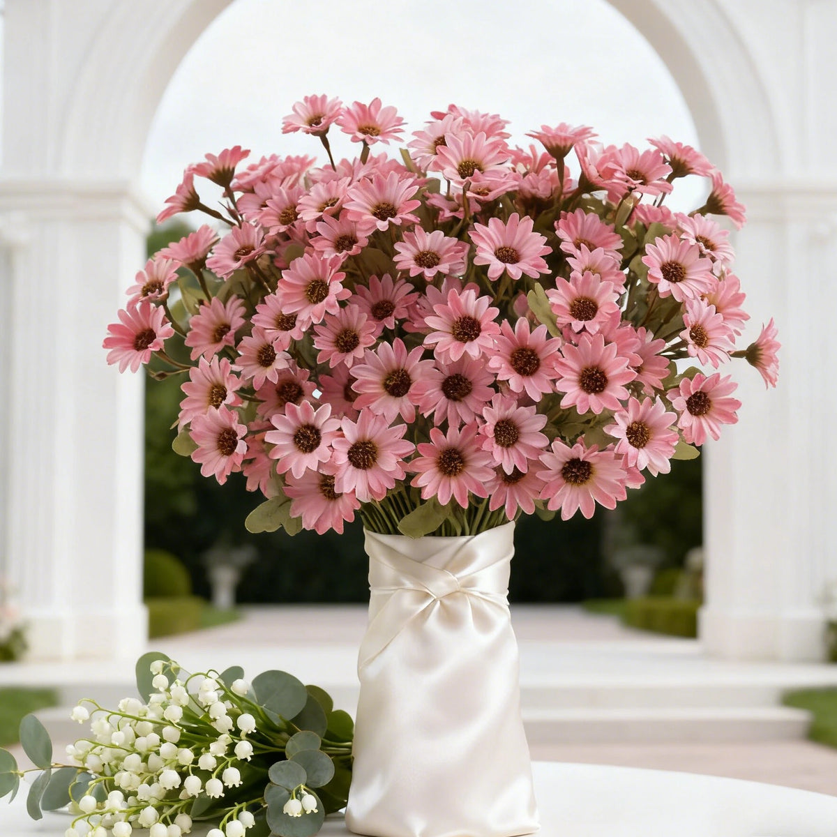 Silk Daisy Artificial Flowers for Wedding, Home & Garden Décor Artificial Silk Flowers Babs