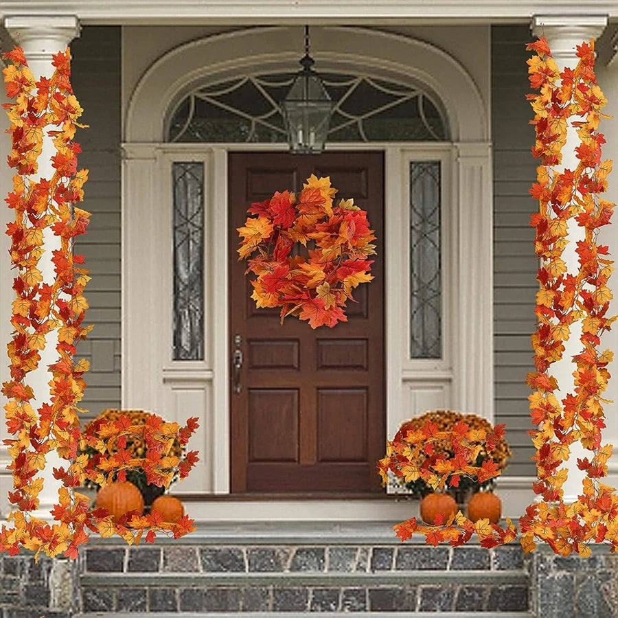 Artificial Leaf Vine – Indoor & Outdoor Party Wall Décor Artificial Leaf Vine Babs