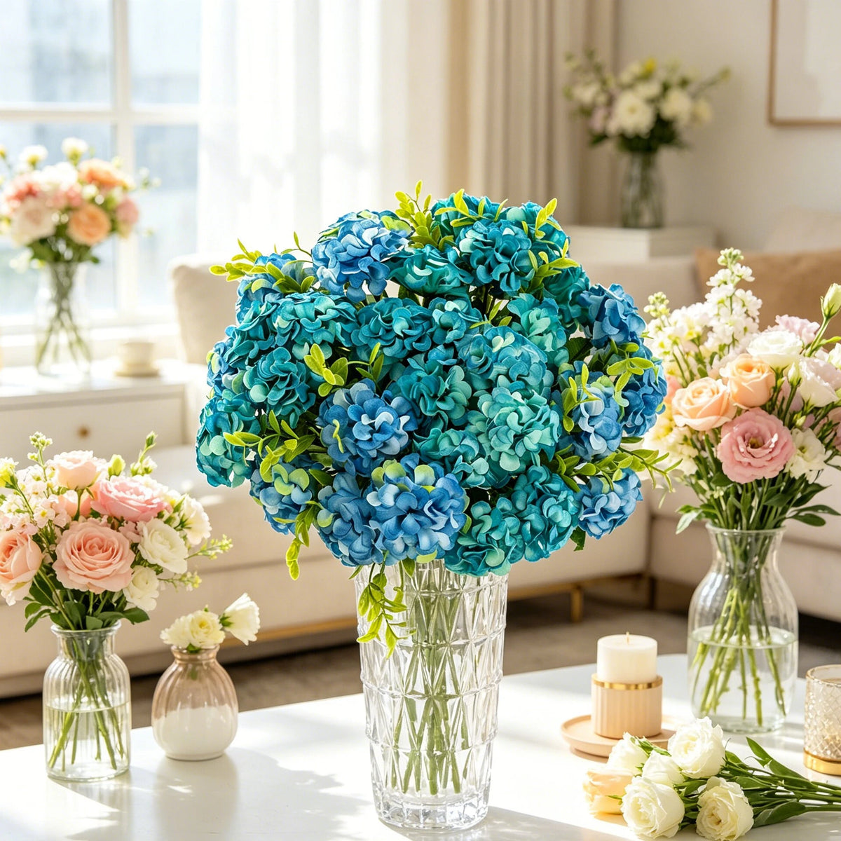 Artificial Silk Carnation Bouquet – Wedding & Home Décor Artificial Flower Bouquet Babs