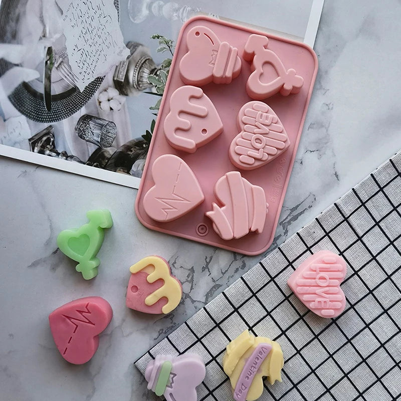 Heart Silicone Mold – Chocolate, Candy, Ice & Fondant Silicone Baking Mold Babs