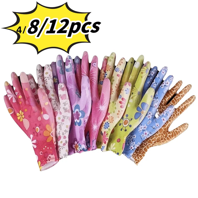 Ladies' Nylon Knit Gloves – Cycling, Fishing, Camping & Cleaning Knit Gloves Babs