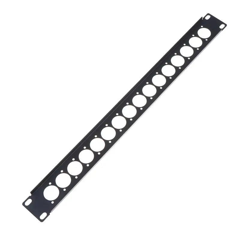 1U Rack Patch Panel 4–16 Way XLR Connector Mount | HUXUAN Audio Rack Patch Panel Babs 16 holes