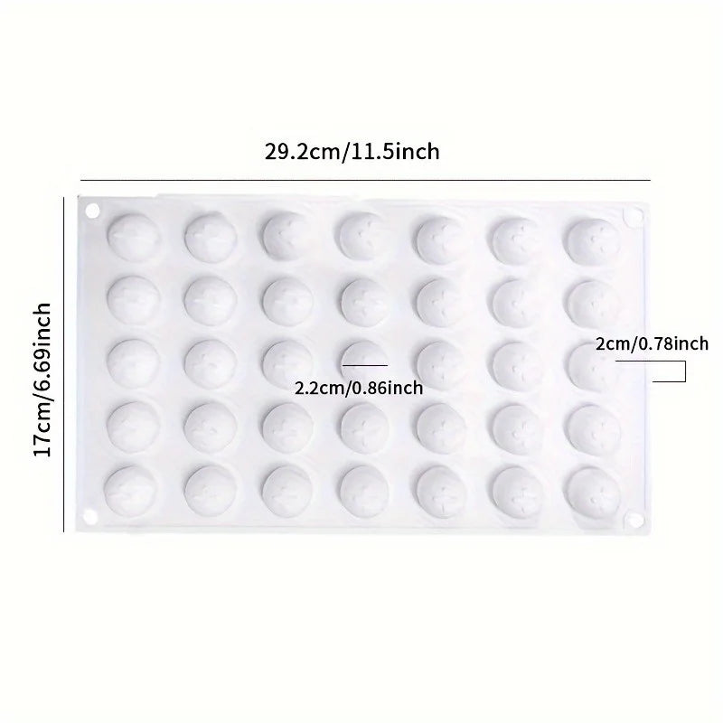 Mini Round Ball Silicone Mold – Chocolate, Ice & Baking Silicone Baking Mold Babs