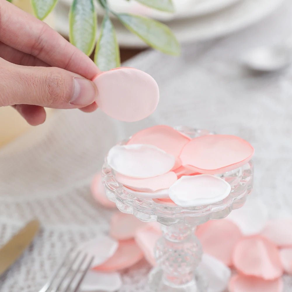 100/200Pcs Pink Silk Rose Petals for Weddings & Events Artificial Flower Petals Babs