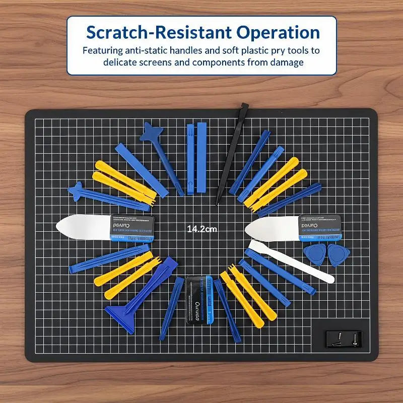 14-Piece Electronics Pry Bar Tool Set – Scratch-Free Repair Electronics Repair Tool Set Babs