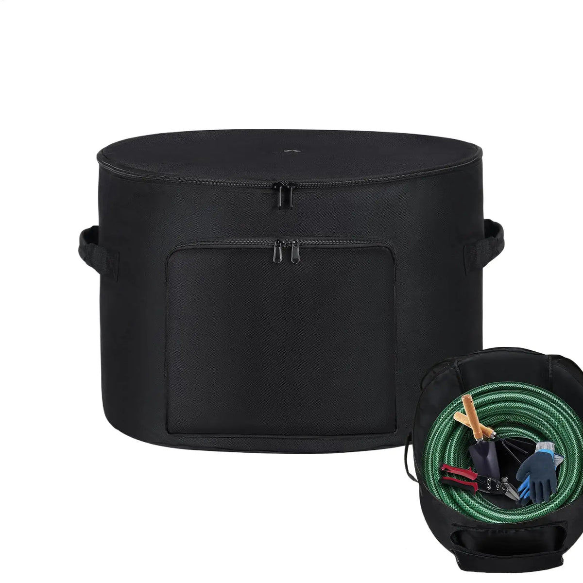 Waterproof Garden Hose Storage Bag – Large Capacity Organizer Garden Hose Storage Bag Babs