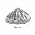 10-Pack Reusable Aluminum Foil Food Covers for Bowls & Dishes Food Storage Covers Babs 10pcs