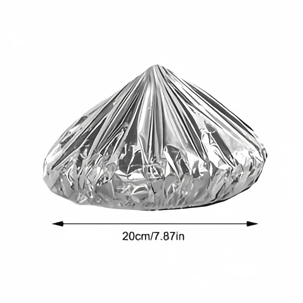 10-Pack Reusable Aluminum Foil Food Covers for Bowls & Dishes Food Storage Covers Babs 10pcs