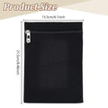 Sew-In Hidden Zipper Pocket for Jackets, Coats & Sweatshirts Sew-In Zipper Pocket Babs Black 1pcs
