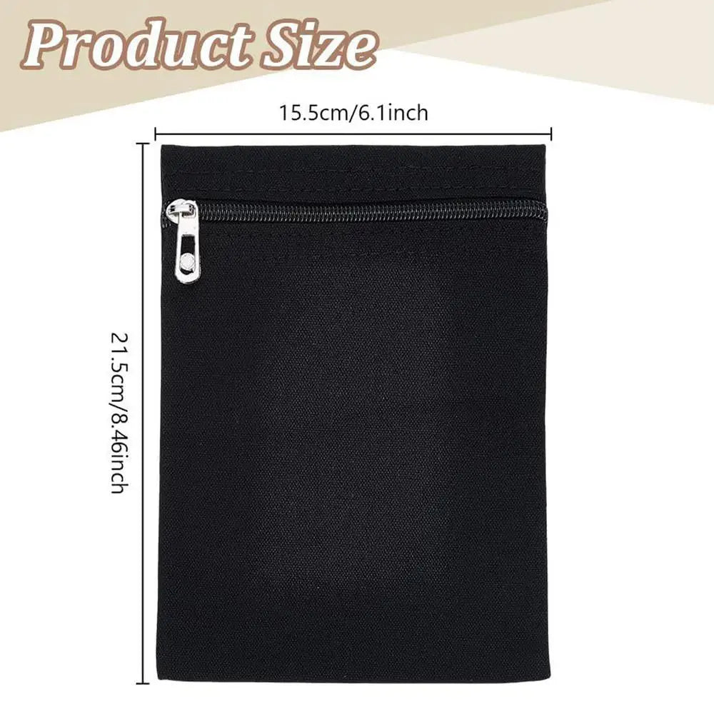Sew-In Hidden Zipper Pocket for Jackets, Coats & Sweatshirts Sew-In Zipper Pocket Babs Black 1pcs