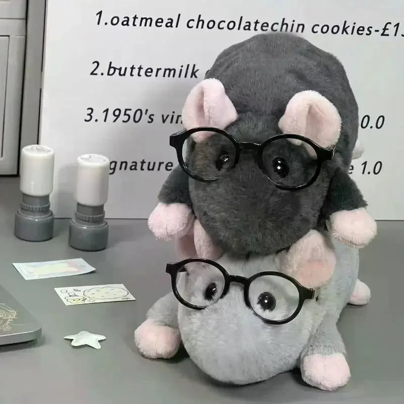 Cute Mouse Plush Pencil Case – Large Capacity Stationery Pouch Plush Pencil Case Babs