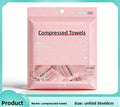 Disposable Compressed Towels Candy Pack – Portable Travel Wipes Disposable Compressed Towels Babs Pink 6pcs