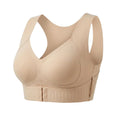Women's Push Up Bralette – Front Closure, No Underwire, Back Support Push Up Bralette Babs Beige M