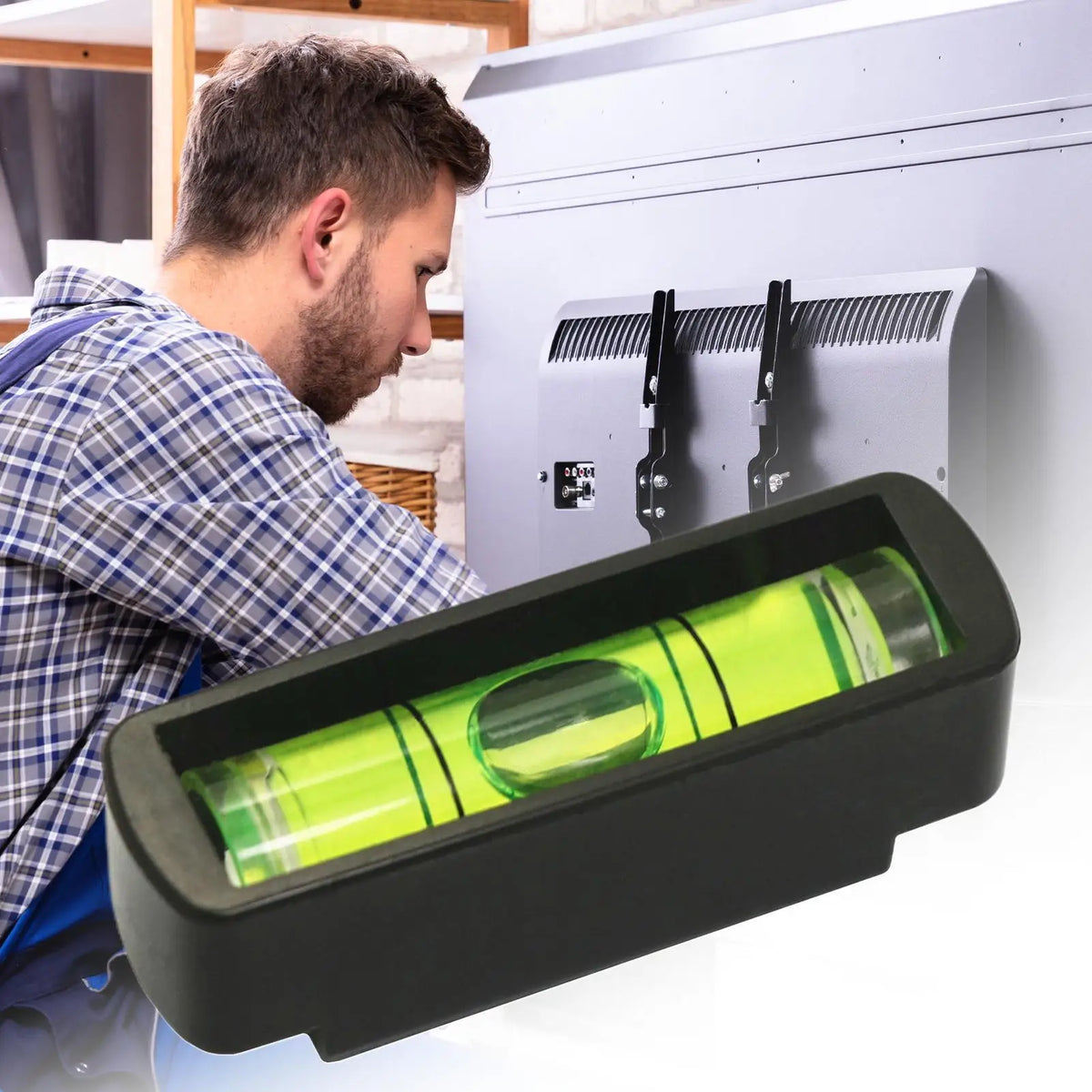 Mini Bubble Spirit Level – Compact Precision Alignment Tool Spirit Level Tool Babs