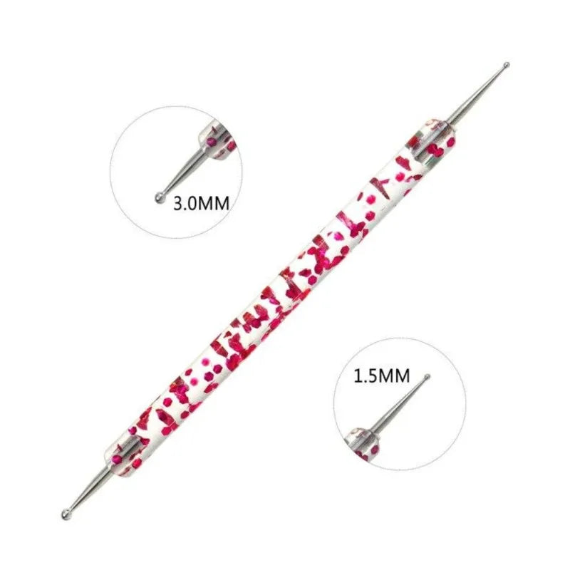 5-Piece Double-Ended Nail Art Dotting Pen Set | Manicure Tools Nail Art Dotting Pen Babs