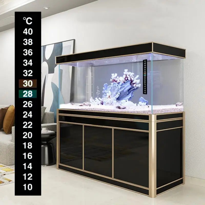 6-Pack Fish Tank Thermometer Sticker Dual Scale °C/°F Aquarium Thermometer Sticker Babs