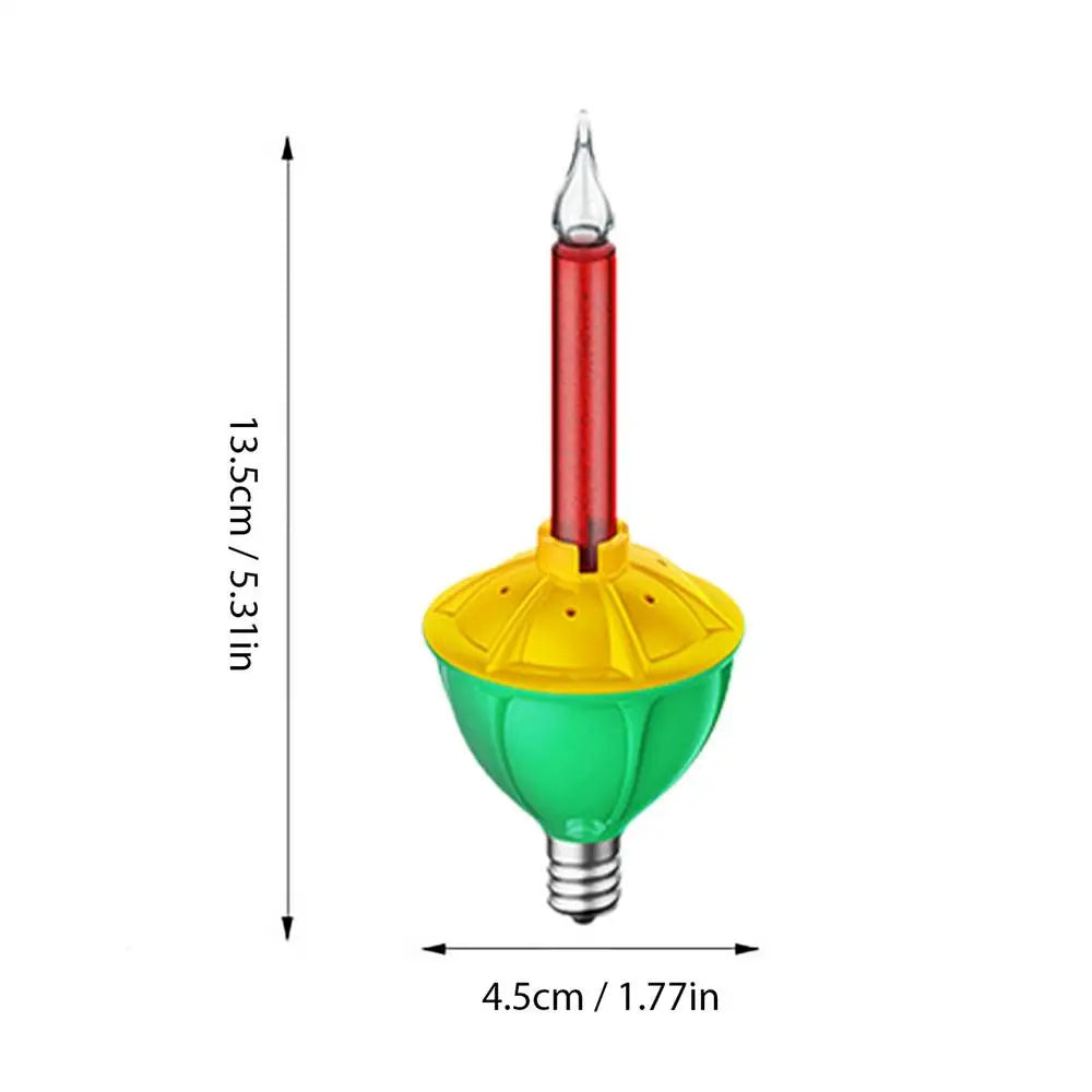 3-Pack Bubble Light Replacement Bulbs – Multi-Color C7/E12 Christmas Light Bulbs Babs 3pcs