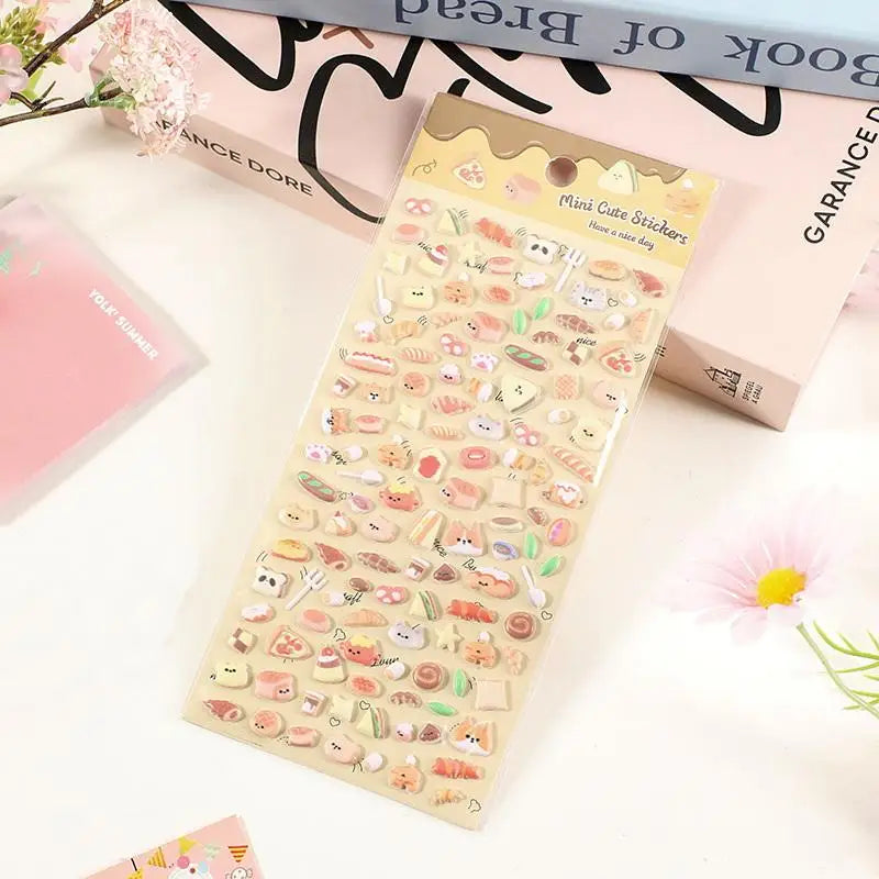 Kawaii Cat & Panda 3D Foam Stickers – DIY Scrapbook Decals Decorative Craft Stickers Babs A4