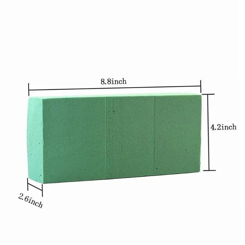 Green Floral Foam Brick – Wedding, DIY & Holiday Flower Décor Floral Foam Brick Babs