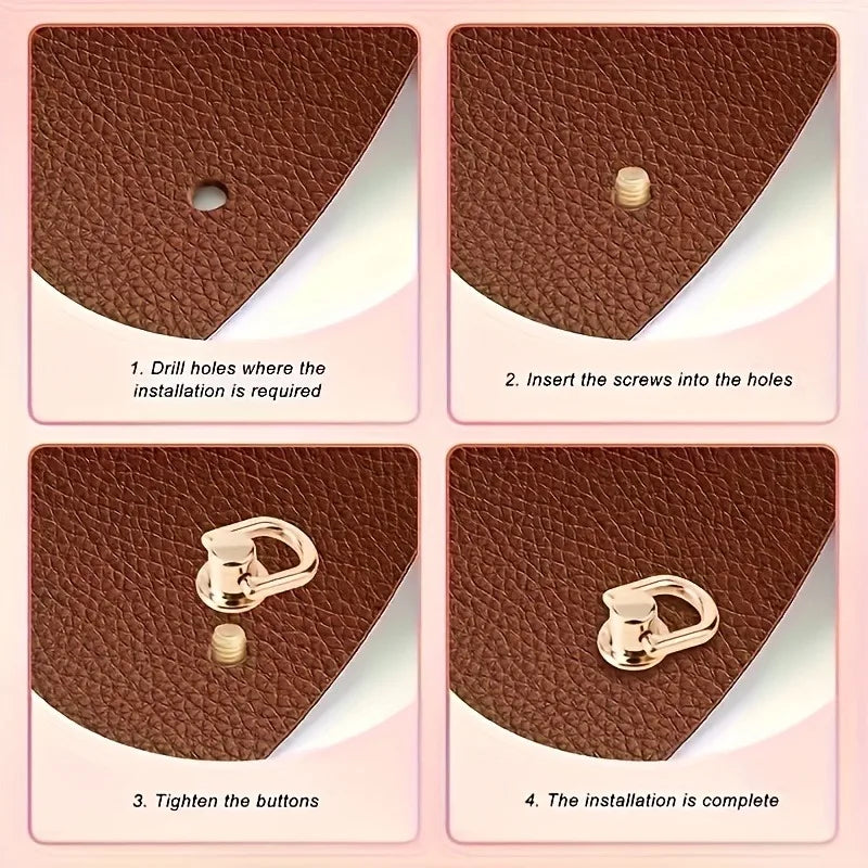 Metal Bag Strap Connector & Pull Ring – Hardware Accessories Bag Hardware Accessory Babs