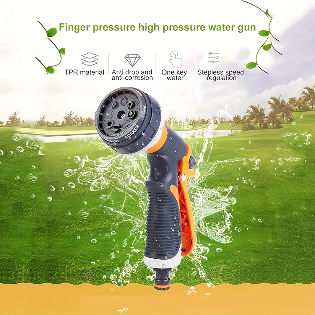 8-Mode High-Pressure Garden Spray Gun – Adjustable Nozzle Garden Spray Gun Babs