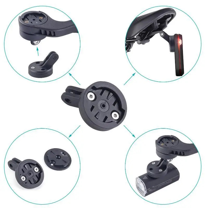 Bike Combo Mount Adapter – Quick Release Camera & Light Bracket Bike Mount Adapter Babs