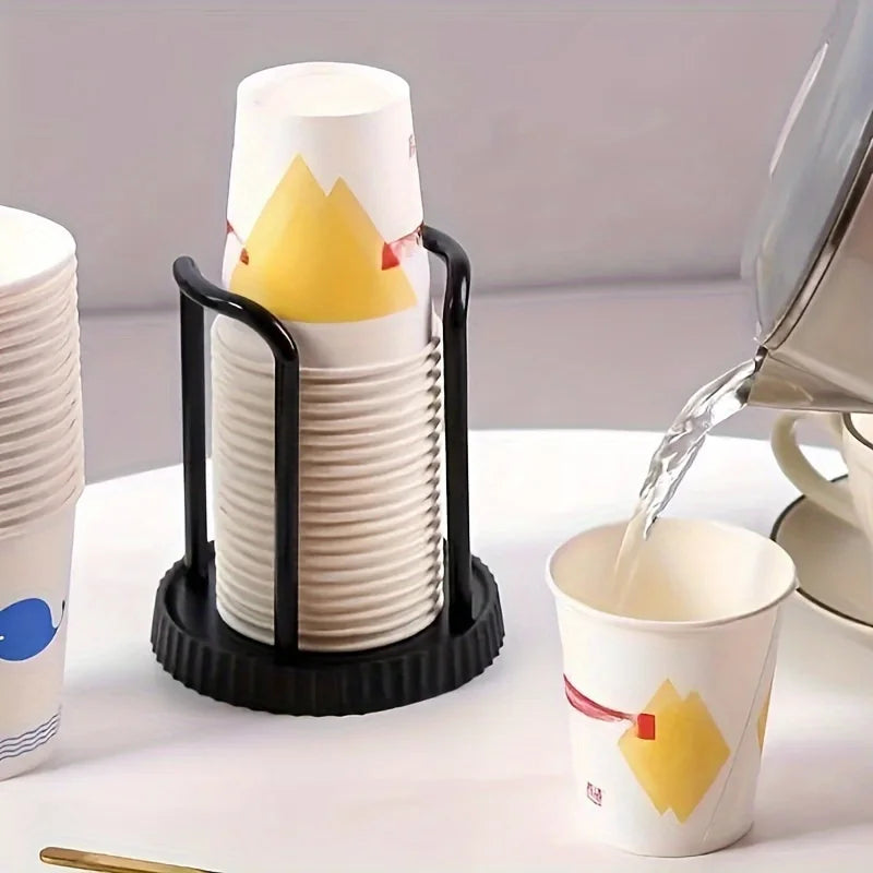 Countertop Disposable Cup Holder & Stemware Rack Organizer Cup Holder Dispenser Babs