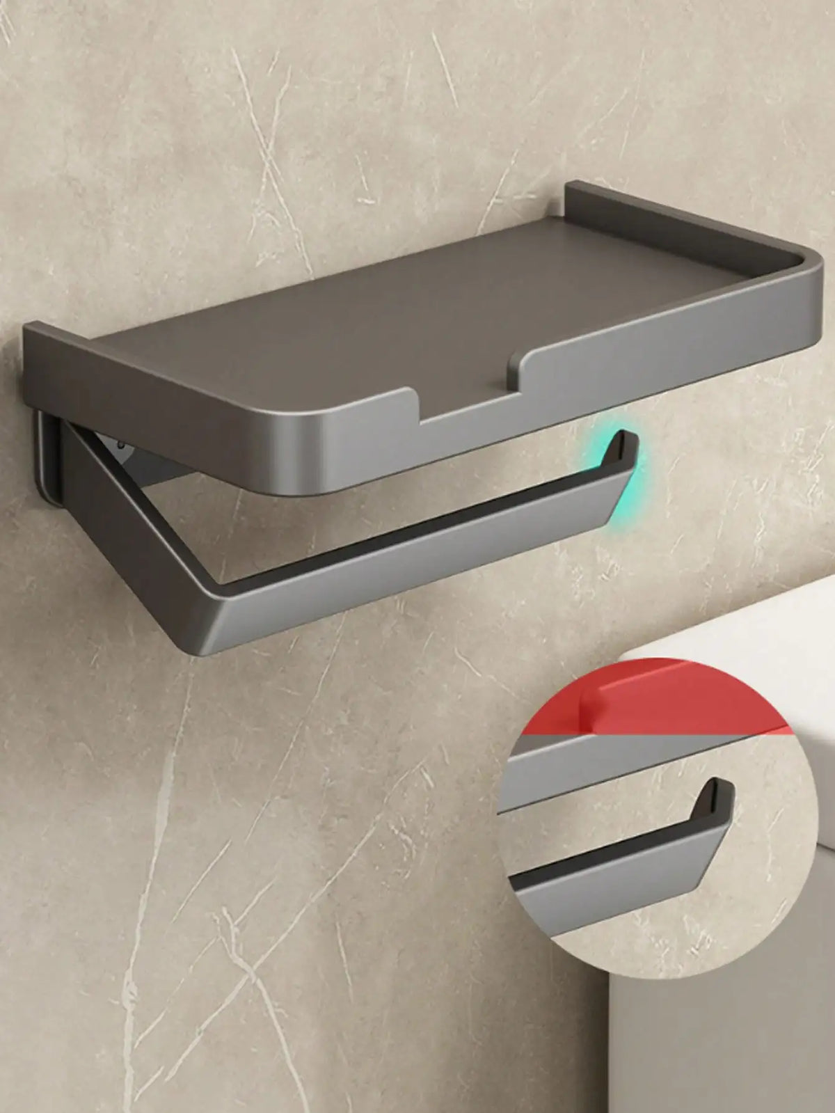 Stainless Steel Toilet Paper Holder – Adhesive or Screw Mount Toilet Paper Holder Babs