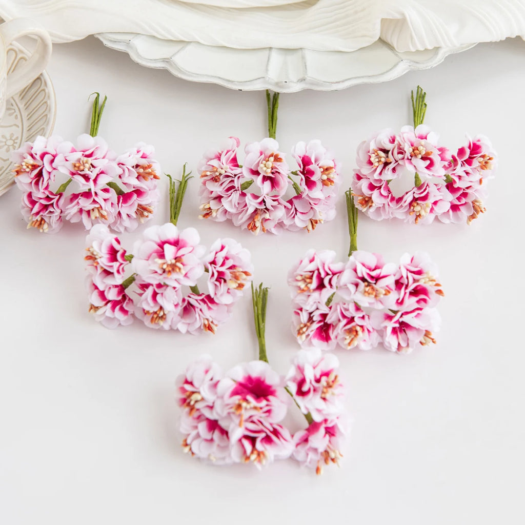 Silk Artificial Mini Flower Bouquet – Wedding & Home Décor Artificial Flower Bouquet Babs