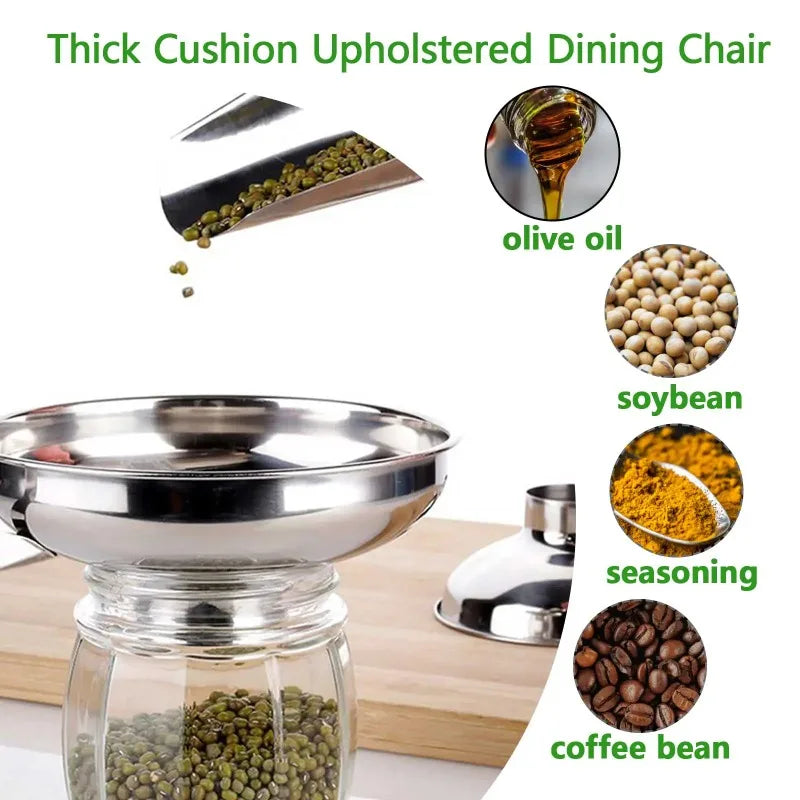 Stainless Steel Wide Mouth High-Flow Funnel | Kitchen Tool Kitchen Funnel Babs