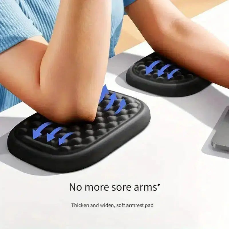 Ergonomic Silicone Wrist & Elbow Rest Pad for Desk | HUXUAN Wrist Rest Pad Babs