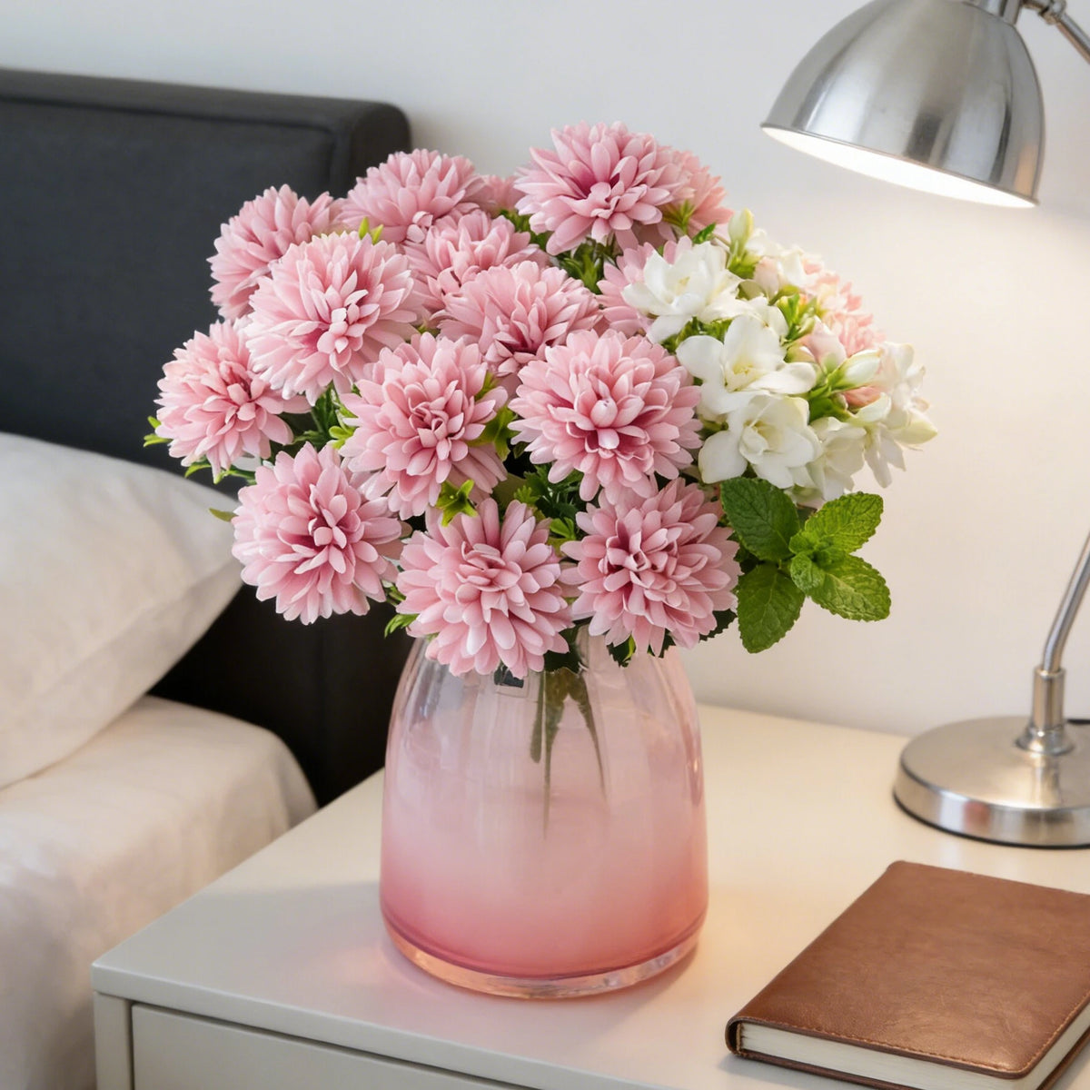 Artificial Silk Chrysanthemum Ball Flowers – Wedding & Home Décor Artificial Silk Flowers Babs