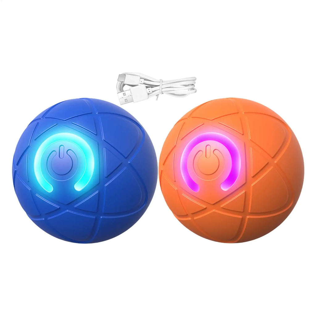 Interactive LED Rolling Ball Toy for Dogs & Cats | USB Rechargeable Interactive Pet Toy Babs