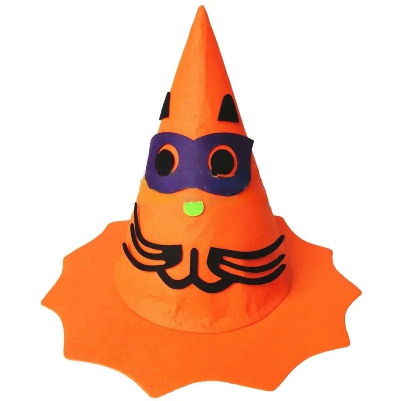 Halloween Pumpkin Hat | Kids & Adults Costume Prop – Orange Halloween Costume Hat Babs