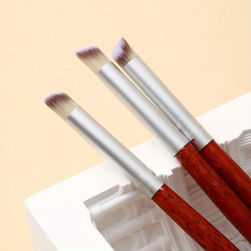Wood Nail Art Brush Pen – Ombre Oblique Round Head Design Nail Art Brush Babs