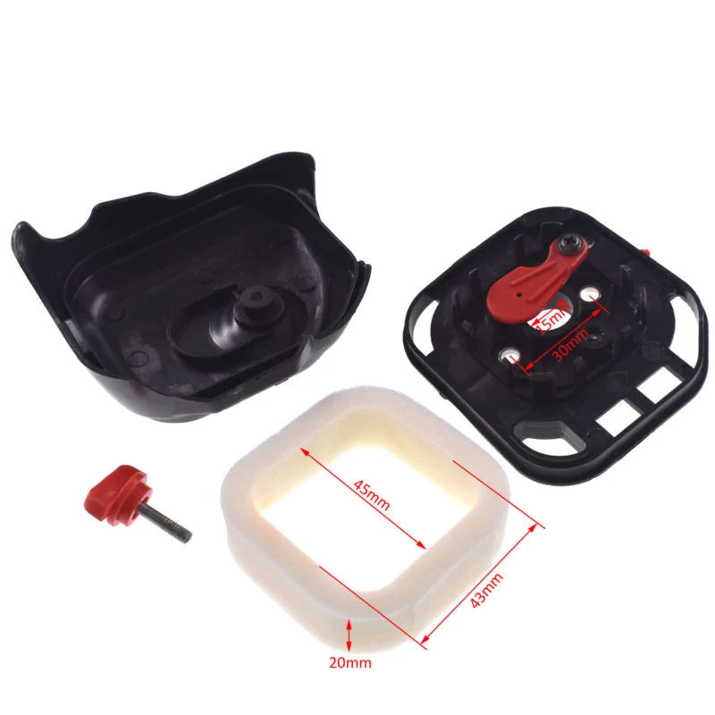 Air Filter Assembly & Cover for Zenoah G26LS 25.4cc Brushcutter Brushcutter Air Filter Babs Default Title