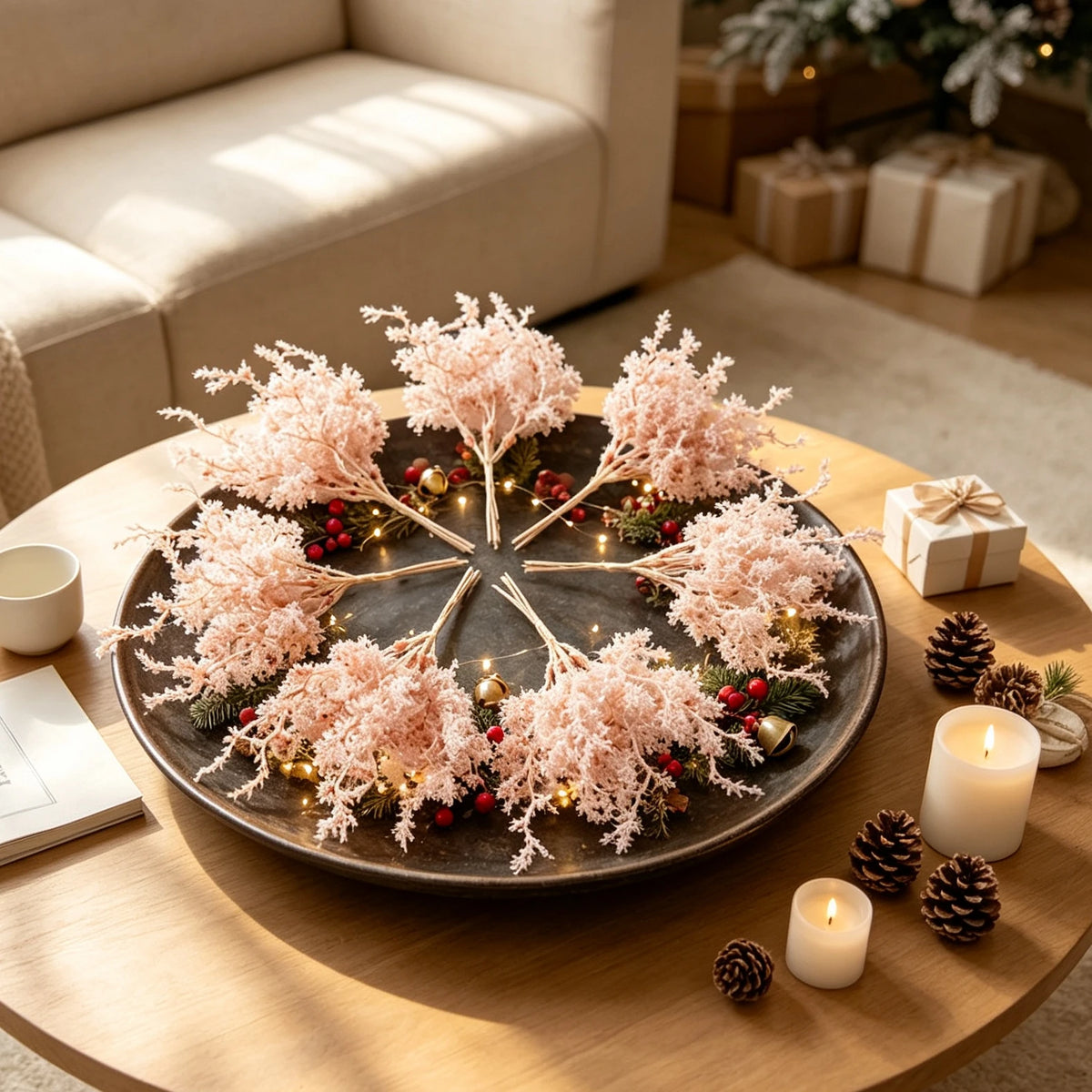 Artificial Gold & Silver Decorative Branches – Holiday DIY Decor Artificial Decorative Branch Babs