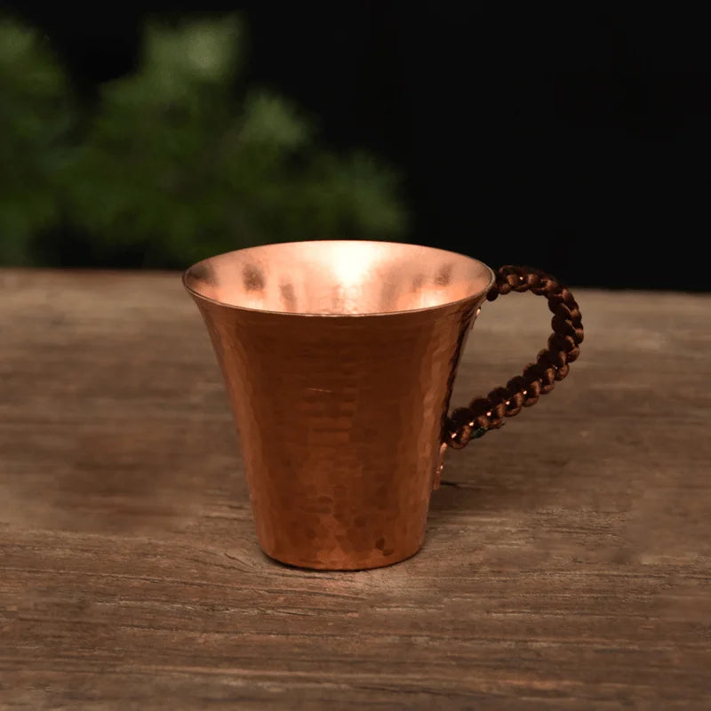 Hammered Copper Plated Moscow Mule Mug 170ml – Beer & Coffee Copper Cocktail Mug Babs