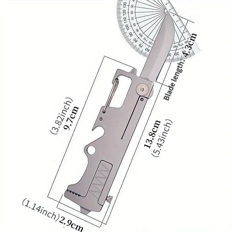 Stainless Steel Multi-Function Keychain Tool & Bottle Opener Multi-Function Keychain Tool Babs