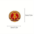 East Germany Flag Lapel Pin – GDR National Flag Brooch Badge Flag Lapel Pin Babs 1pc