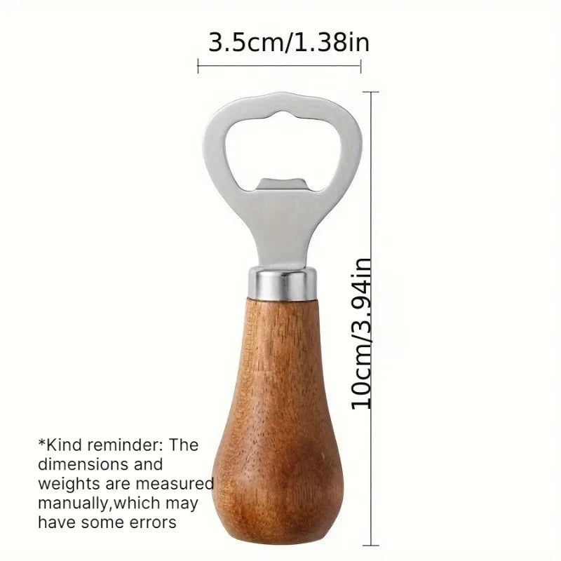 Wooden Bottle Opener – Solid Wood & Stainless Steel Bottle Opener Babs