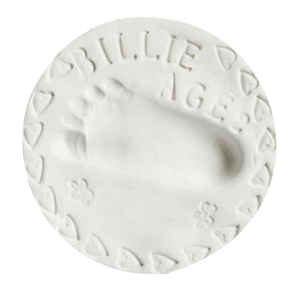 Baby Handprint & Footprint Air Dry Clay Casting Kit 20g Baby Keepsake Kit Babs White