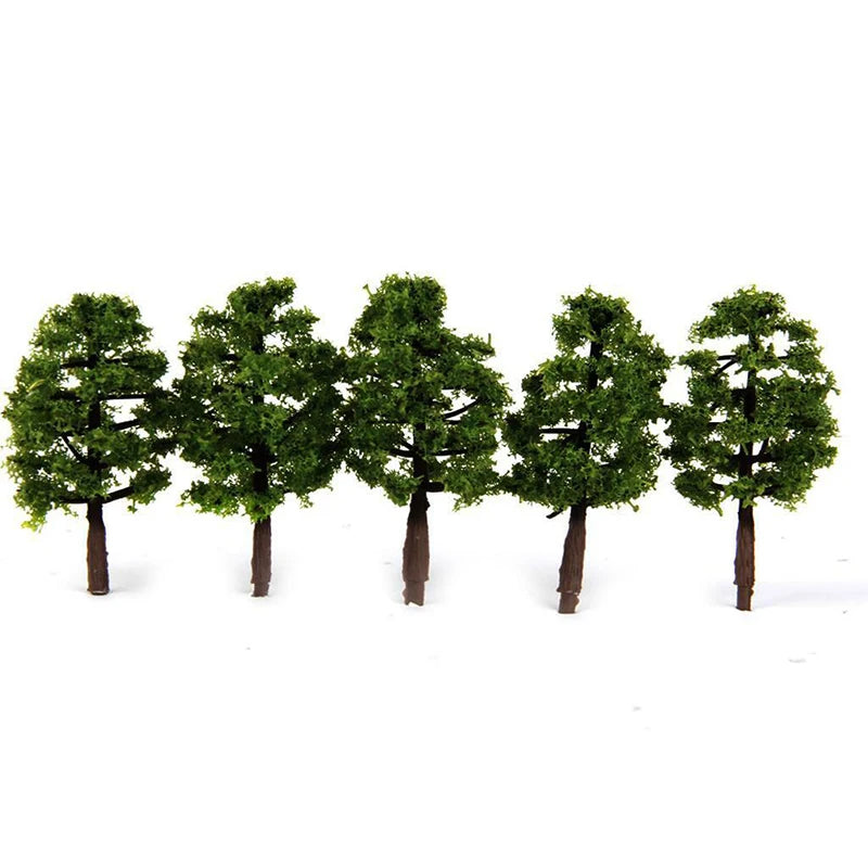 20Pcs 7CM Mini Model Trees – Train Layout & DIY Scenery Model Scenery Trees Babs