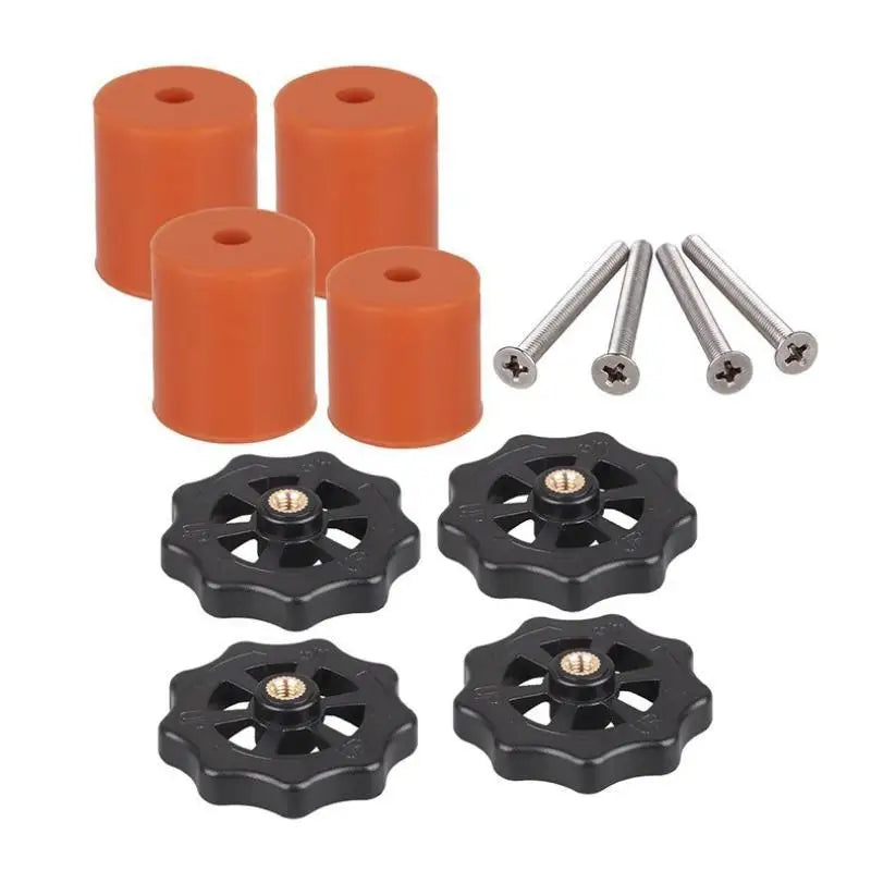 3D Printer Hotbed Leveling Kit M3 M4 Spring Screw Nut Set 3D Printer Accessory Babs Brown No plug
