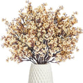 White Artificial Cherry Blossom & Gypsophila Silk Flowers Artificial Silk Flowers Babs Champagne