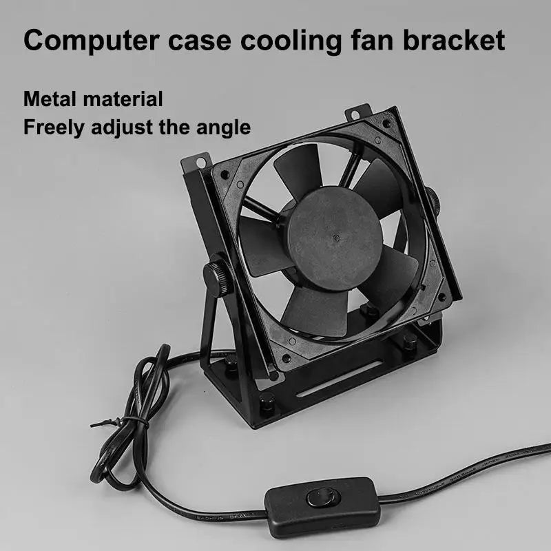360° Pivoting PC Fan Mount for 120mm & 140mm Computer Fans PC Fan Mount Babs
